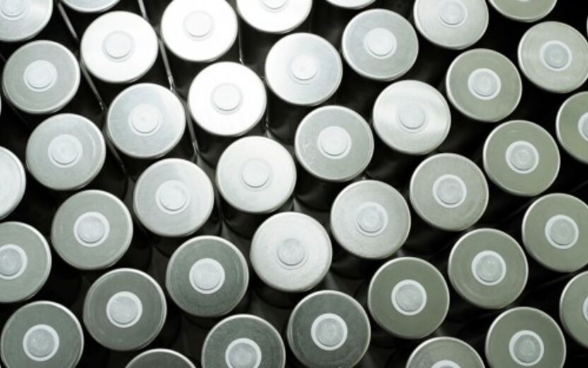 image of batteries in a grid